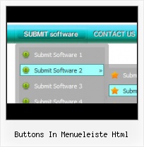 Web 2 0 Submenu horizontal dropdown menu beispiel