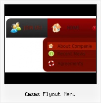 Menue Registerkarten css flyout menu