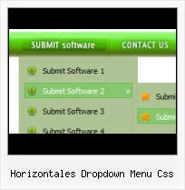 Horizontale Menues menu horizontal desplegable html