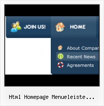 Menue Horizontal Oberer Rand Css java dropdown html bild