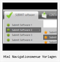 Vista Web Buttons jquery slide menu bar