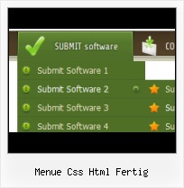 Schiebe Menue menu horizontal css html