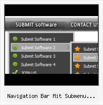 Dropdown Menu Horizontal Springt button pulldown farbig