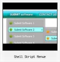 Horizontales Submenu xml dropdown list menu