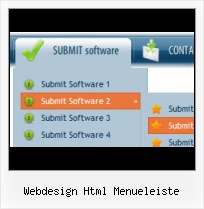 Menuefuehrung Html horizontales menu mit vertikalen submenues