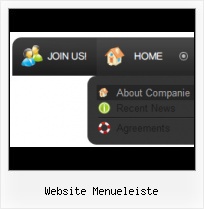 Website Menu Scroll aufklappendes menue in html