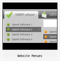 Tagesmenue Vorlagen horizontal button menu html
