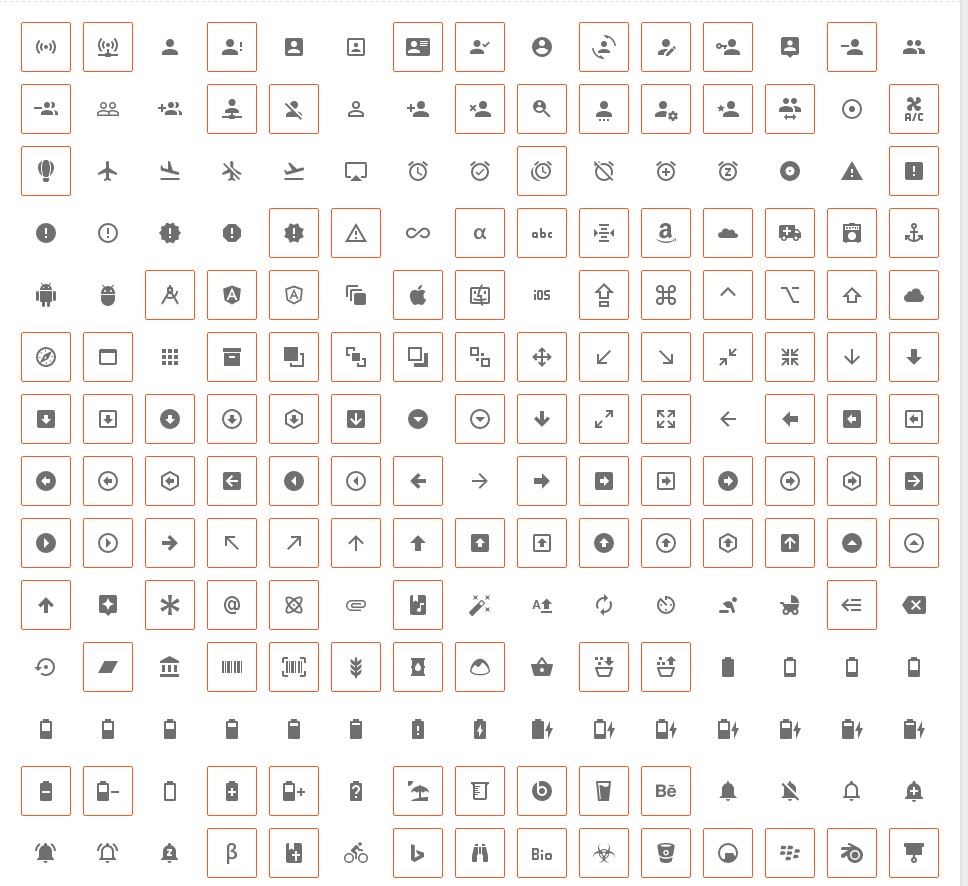 bootstrap glyphicons collection