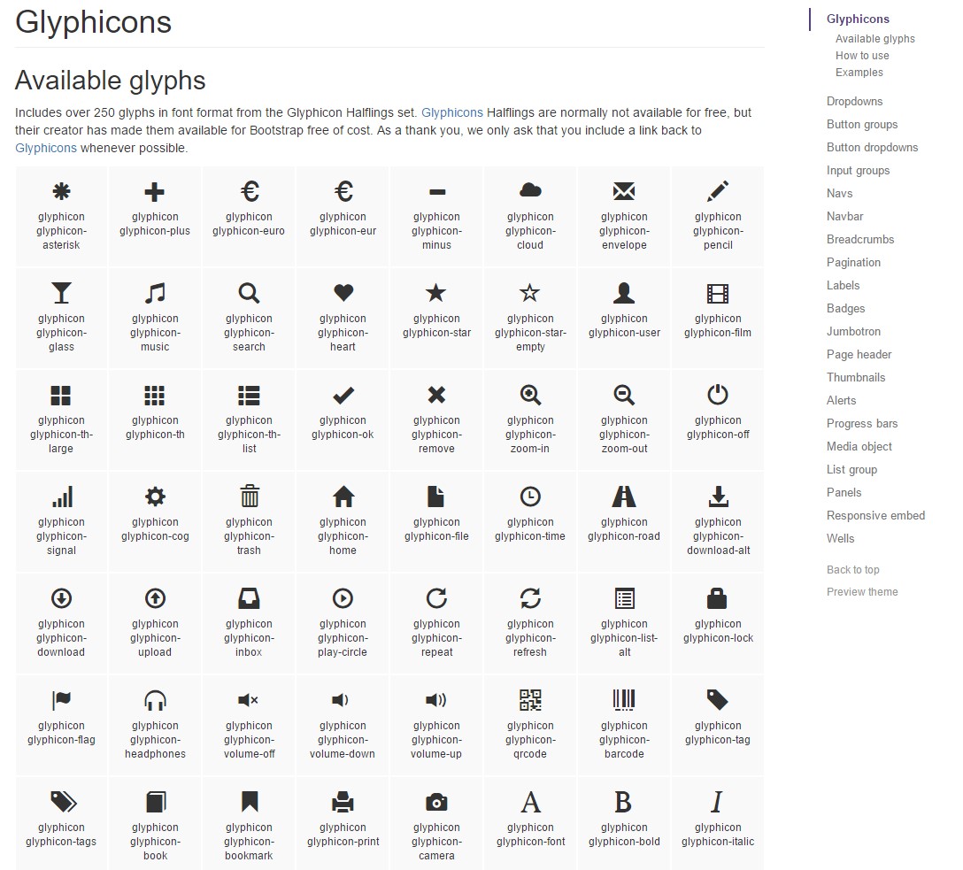 Bootstrap Icons  main  records