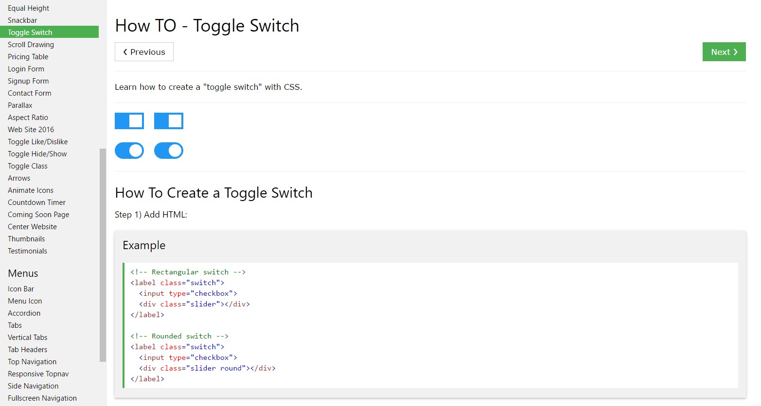  Exactly how to  set up Toggle Switch