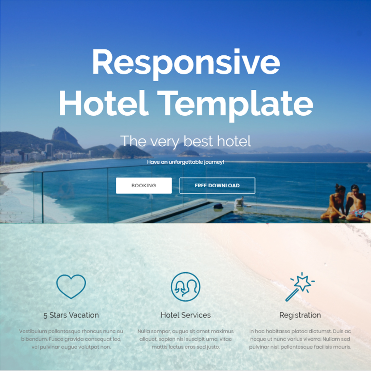 CSS3 Bootstrap Hotel Themes