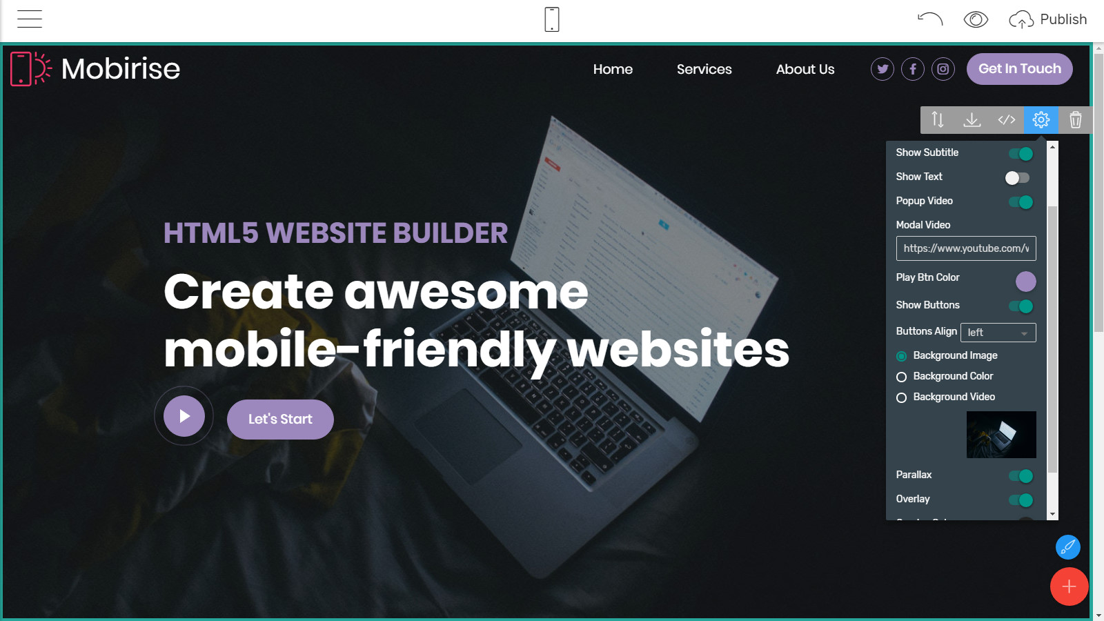 responsive webpage themes