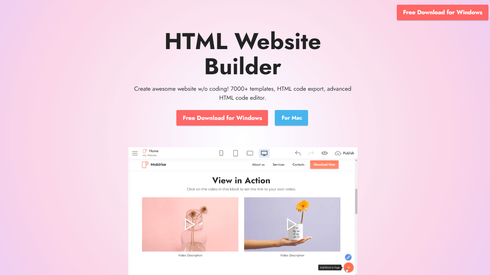  HTML Builder Drag And Drop Free